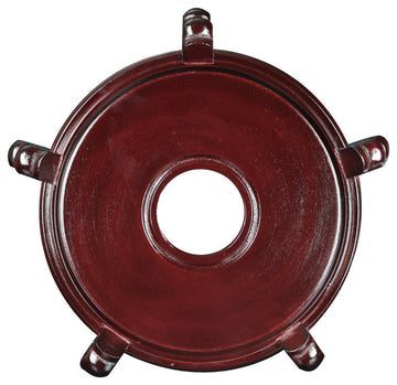 Oriental Porcelain Fish Bowl Stand, 10.5"