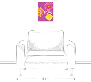 Dream Flowers 11x14 Canvas Wall Art