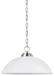 Generation Lighting Lighting 1-Light Pendant, Brushed Nickel
