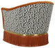 Enid Cinnamon Velvet Swivel Chair