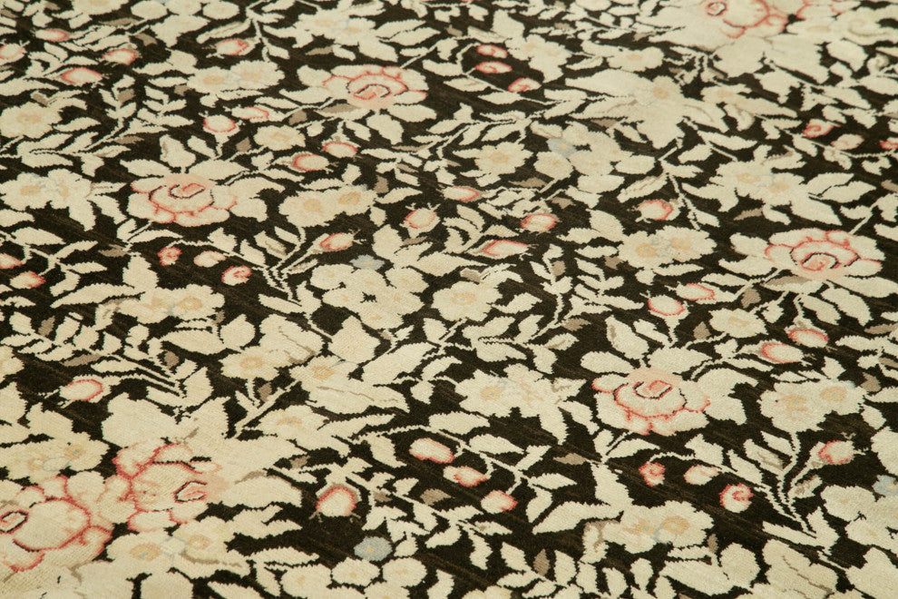 Rug N Carpet - Handwoven Oriental 9' 0" x 12' 0" One-of-a-Kind Oushak Area Rug