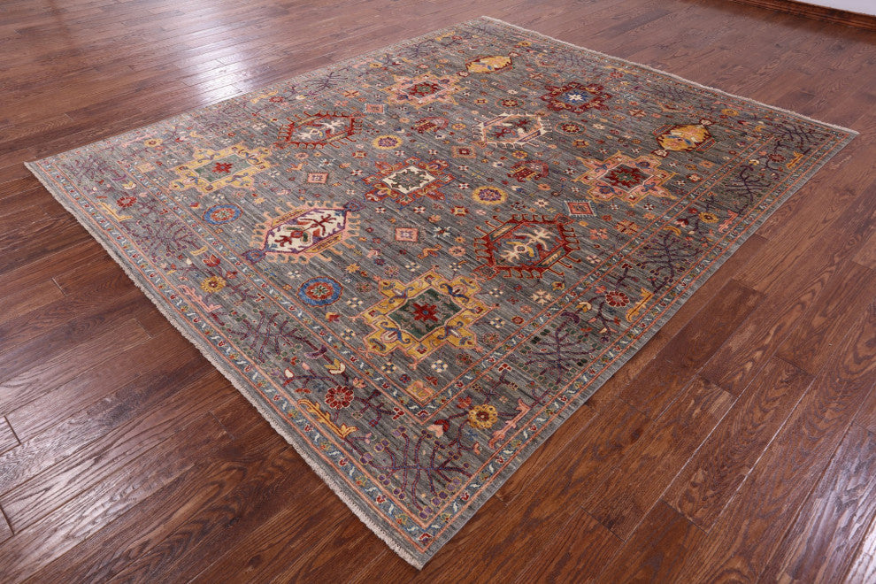 8' 1" X 9' 8" Persian Hand Knotted Wool Rug - Q12443