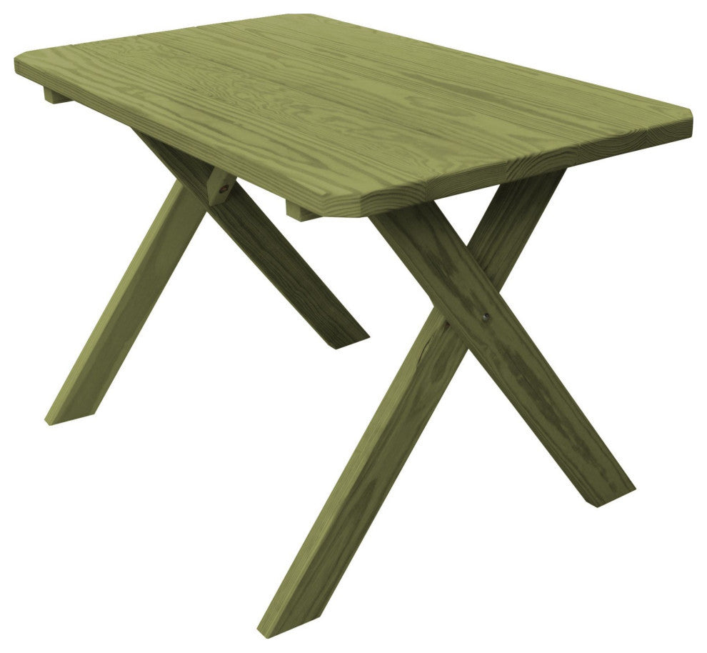 Pressure Treated Pine Cross Leg Picnic Table