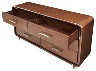 Mason Park Dresser with Mirror, Umber Brown