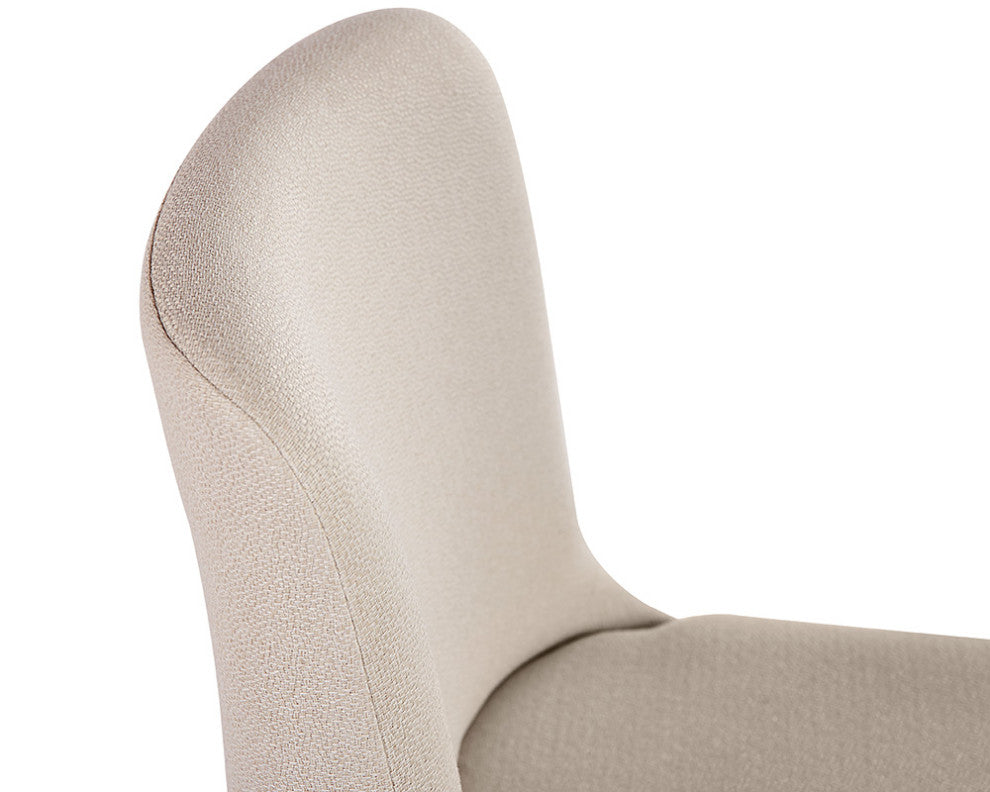 Elisa Dining Chair Light Oak Mainz Cream, Cream