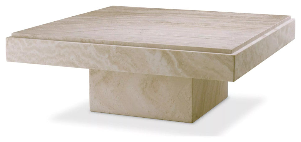 Square Travertine Coffee Table | Eichholtz Sartoria