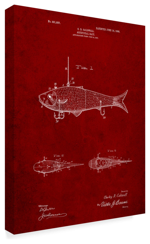 "Fishing Lure" by Cole Borders, Canvas Art, 24"x18"