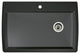 33.5"x22" Siligranit Ii Single Basin Kitchen Sink, Anthracite