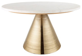 Tempo Marble Coffee Table - White