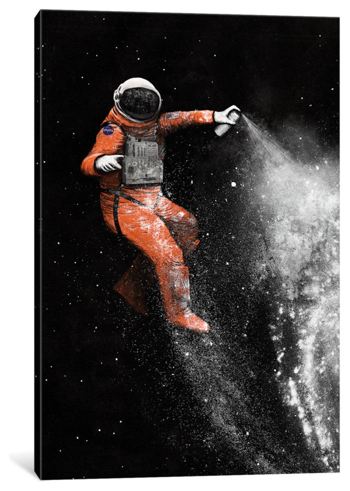 "Astronaut" by Florent Bodart, Canvas Print, 18"x12"