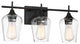 Octave Bathroom Vanity Light, English Bronze, 3-Light