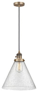 INNOVATIONS 201CSW-BB-G44-L 1-Light Mini Pendant Brushed Brass