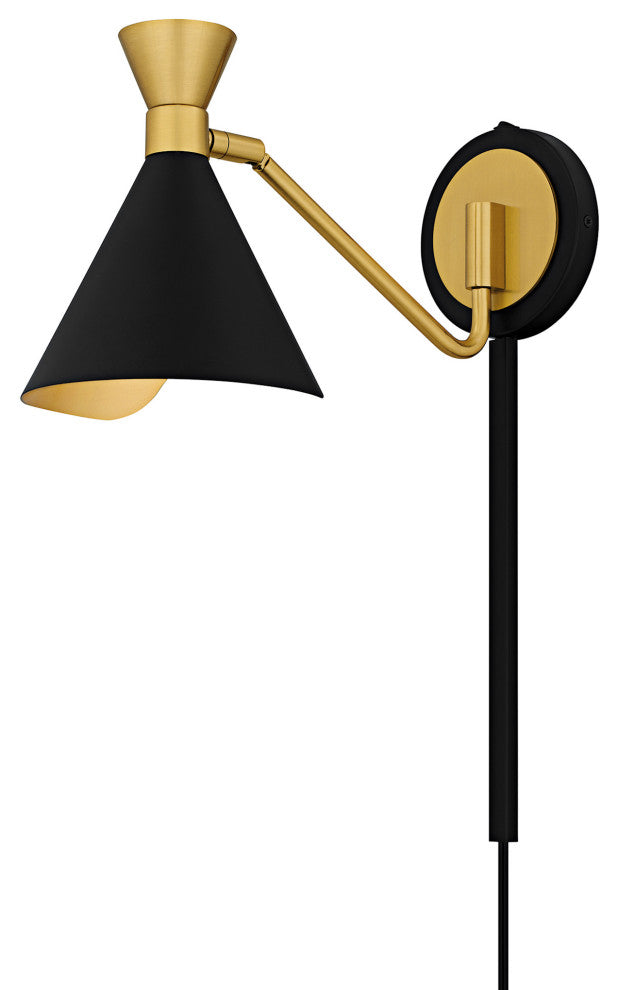 Quoizel ADN8706 Arden 8" Tall Wall Sconce - Matte Black