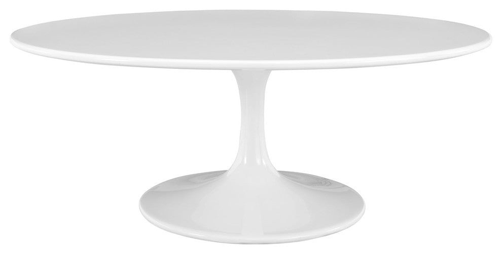 Modern Contemporary Living Room 42" Coffee Table White