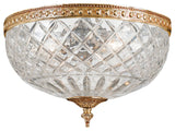 Crystorama Richmond 24% Lead Crystal Flush Mount