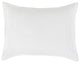Camille Linen Sham, White, Standard Size