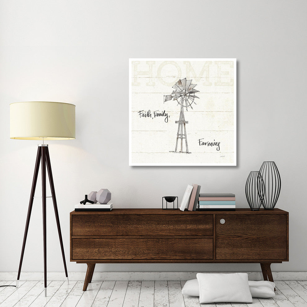 "Farm Memories III" Digital Paper Print by Anne Tavoletti, 42"x42"