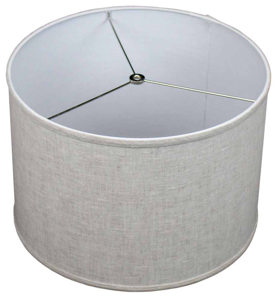 Fenchel Shades, 16"x16"x11" Spider Attachment Drum Lamp Shade, Deisgner