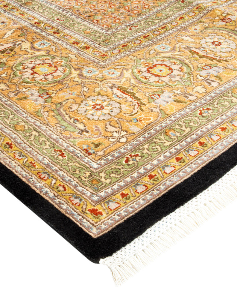 Mogul, One-of-a-Kind Hand-Knotted Area Rug Black, 10' 2 x 14' 10