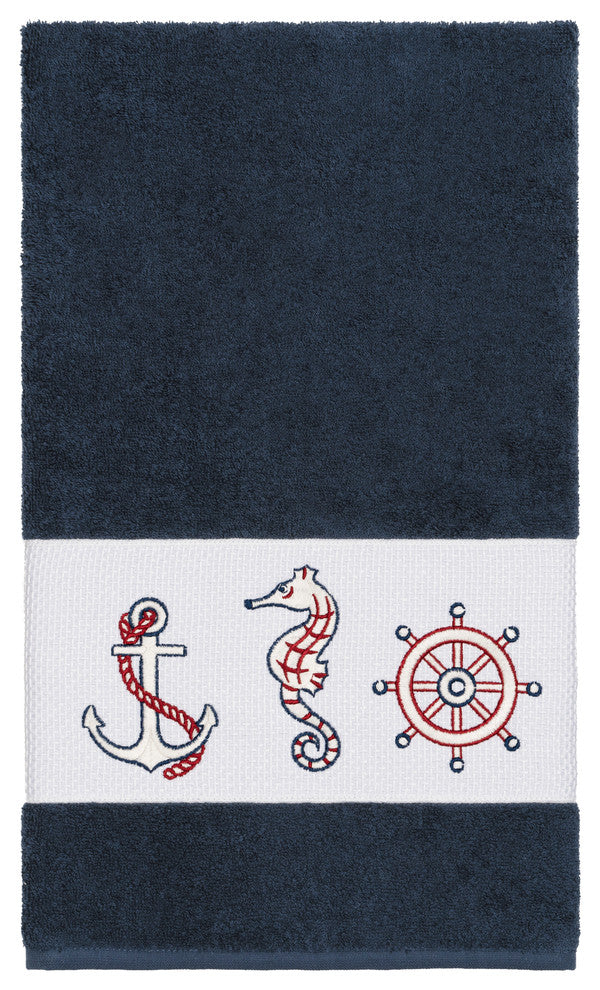 Linum Home Textiles Easton Embellished Bath Towel