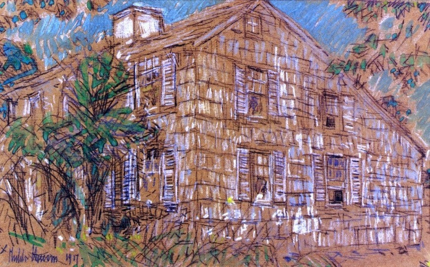 Frederick Childe Hassam Home Sweet Home Cottage Gallery Wrapped Canvas Print