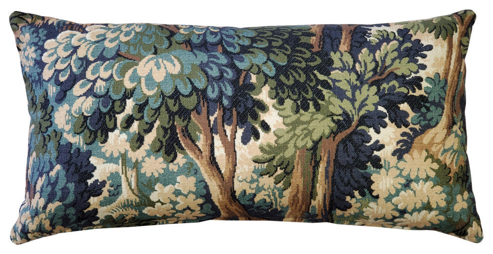 Somerset Woods by Day Throw Pillow 12x24, with Polyfill Insert