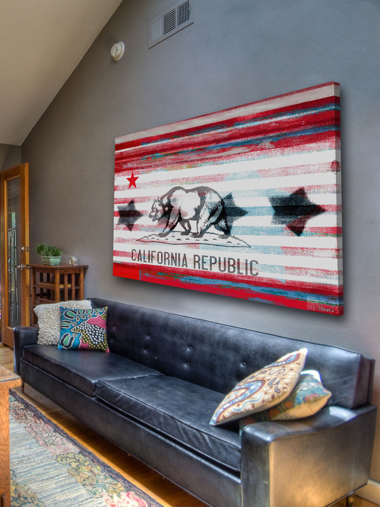 "Cal Repub" Fine Art Canvas Print, 36"x24"
