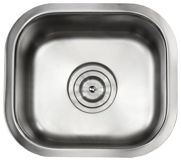 14" Stainless Steel Undermount Kitchen Island/Bar/Prep Sink