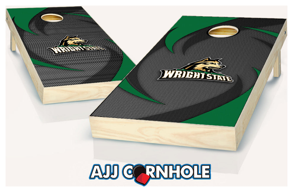 Wright State Swoosh Cornhole Set