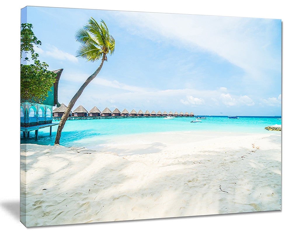 "Tropical Maldives Island" Canvas Print
