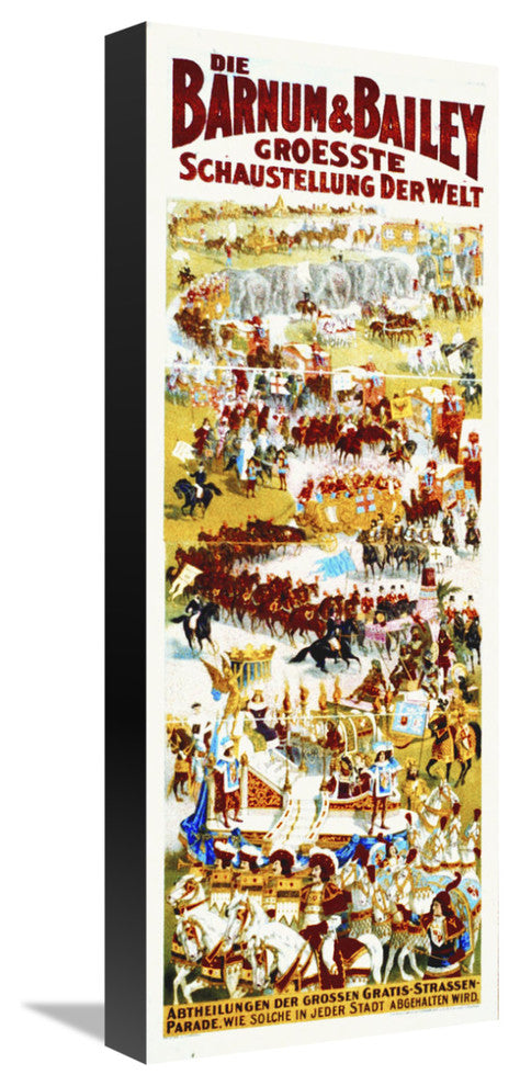 Barnum and Bailey Groesste Schaustellung, 8x22