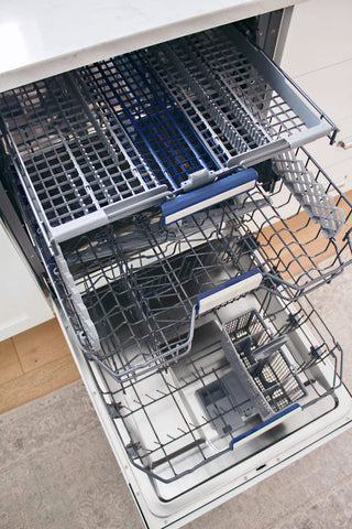 ZLINE Tallac 24" Panel Ready Dishwasher With a Matte Black Handle, DWVZ-24-MB