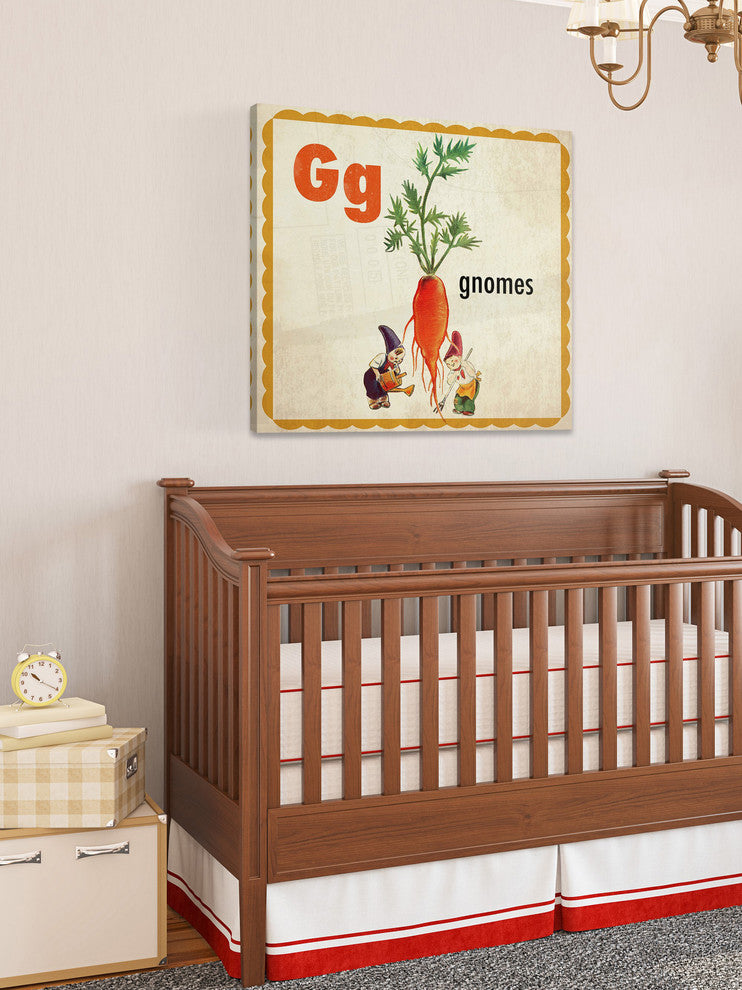 "Gnomes" Painting Print on Canvas by Curtis