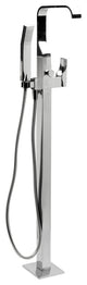 Ab2180-PC Single Lever Floor Mounted Tub Filler Mixer With Hand Held Shower Head