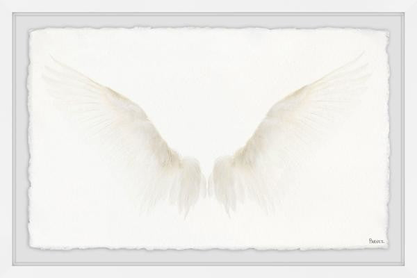 "White Wings" Framed Painting Print, 12"x8"