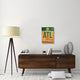 "ATL Atlanta Luggage Tag 1" Fine Art Print
