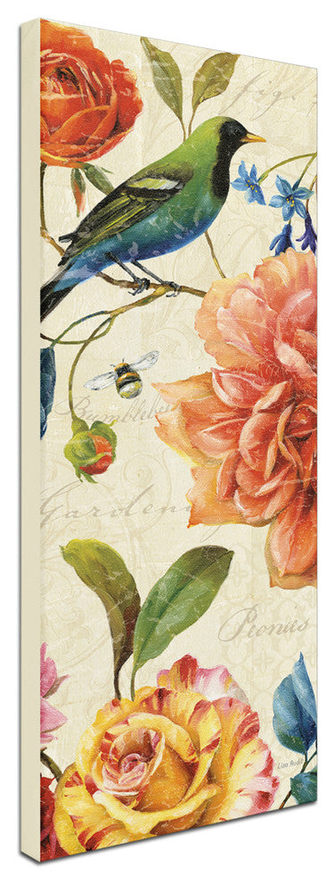 'Rainbow Garden VI - Cream' Canvas Art by Lisa Audit