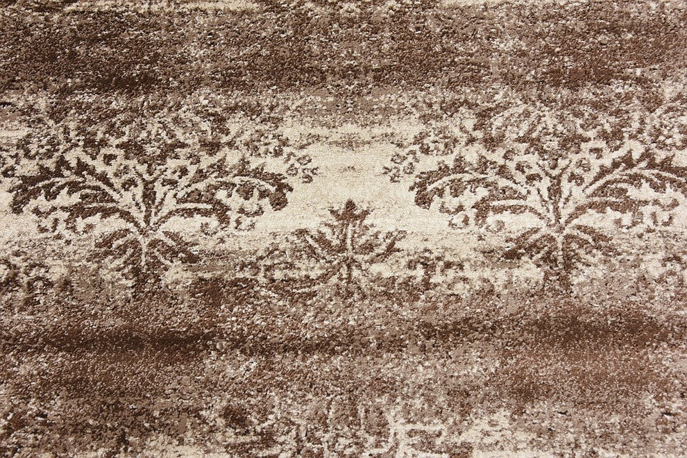 Unique Loom Dark Beige Grant Rushmore 4' 0 x 6' 0 Area Rug