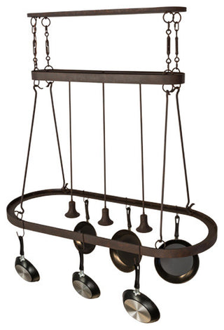 55"L Harmony 3 Light Pot Rack