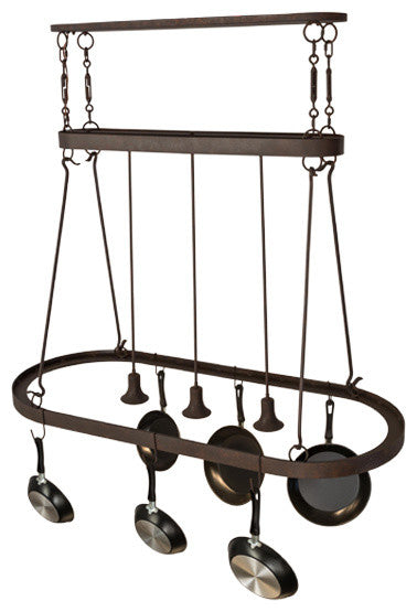 55"L Harmony 3 Light Pot Rack