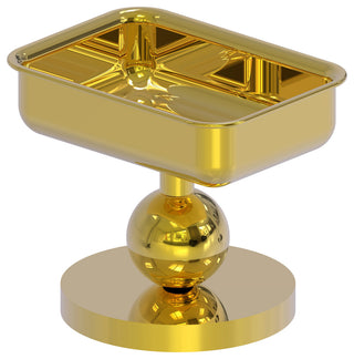 Vanity Top Soap Dish, Polished Brass