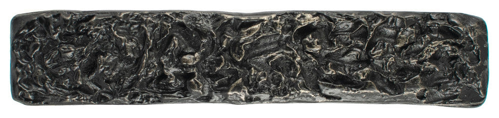 Baroque Pewter Cabinet Hardware Pull, Wrought Iron