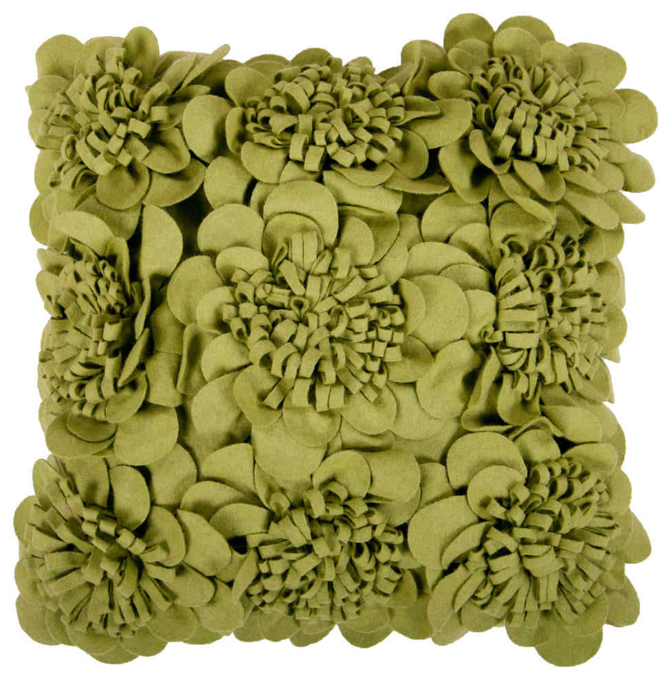 Surya Felt Garden FA-076 22" x 22" Pillow Kit