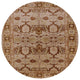 Ahgly Company Indoor Round Mid-Century Modern Area Rugs, 7' Round