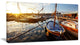 Yachts at Sea Port of Marseille, Boat Canvas Art Print, 32"x16"