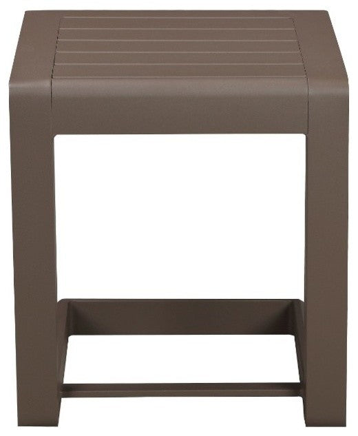 Aluminum Side Table, Espresso