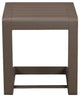 Aluminum Side Table, Espresso