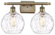 Innovations 516-2W-AB-G1215-8-LED 2 Light Bath Vanity Light, Antique Brass