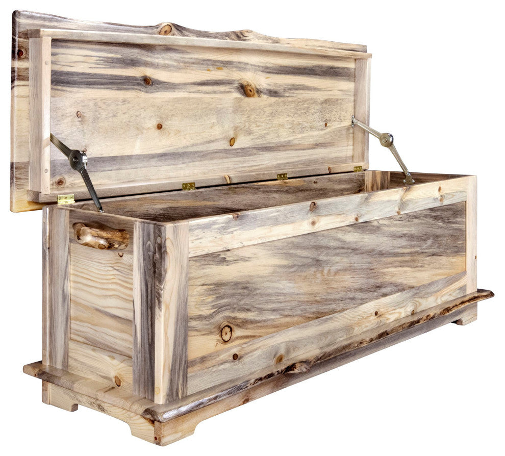 Big Sky Collection Live Edge, 6' Blanket Chest, Natural