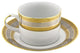 Elegance Can Cup and Saucer, Set of 6